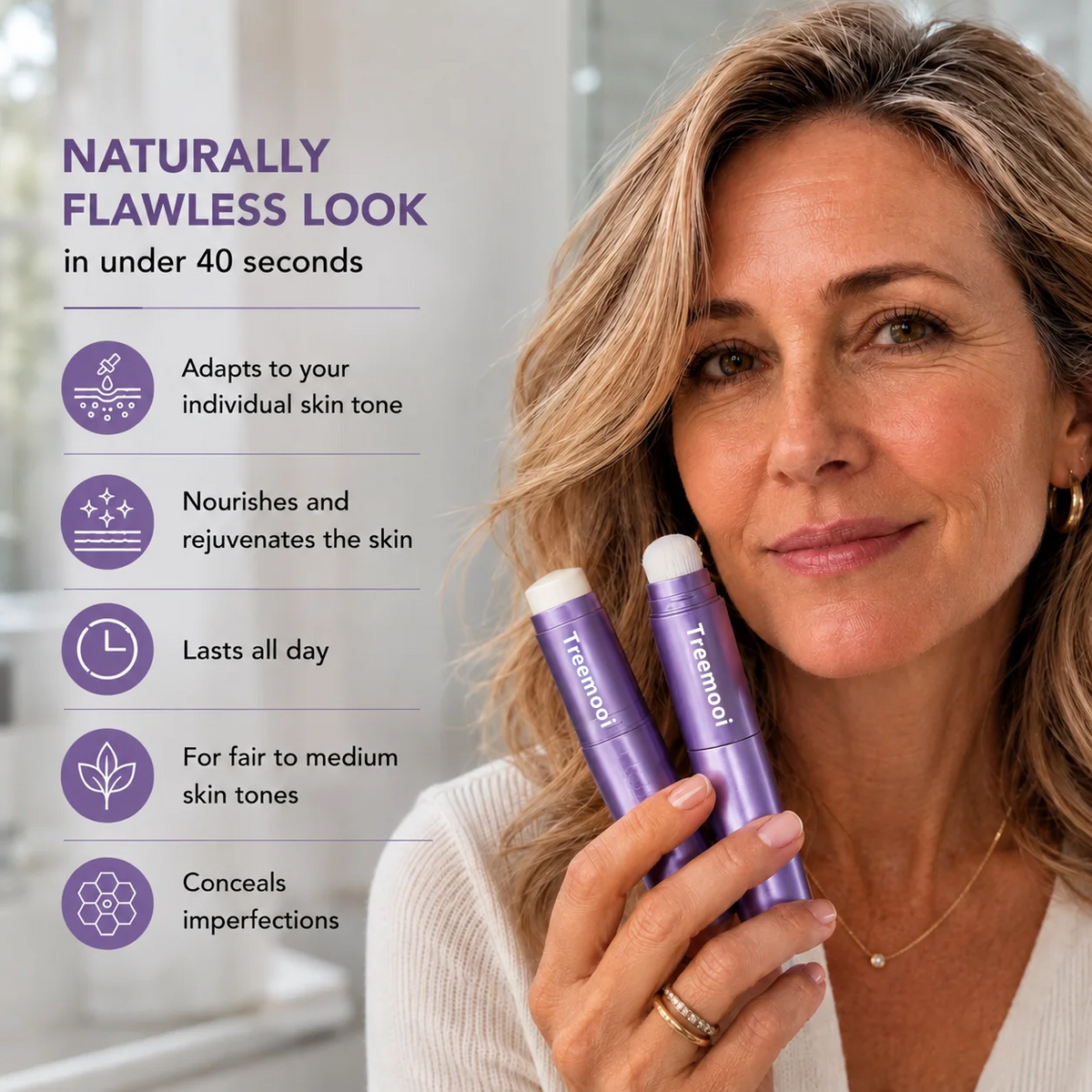 Changing Foundation Stick – The stick that makes mature skin glow again